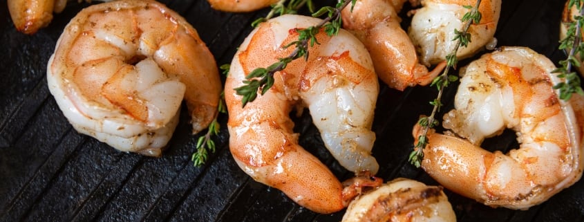 gamberetti alla piastra